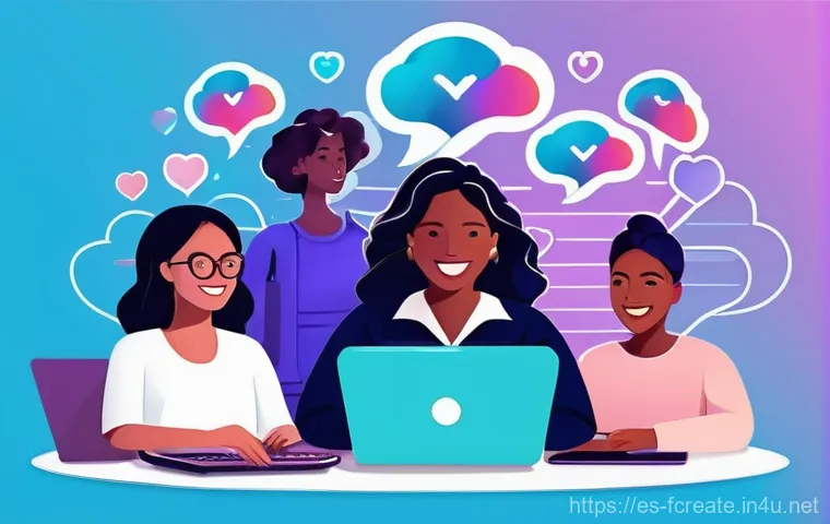 인터넷 방송과 창작의 진화 - **AI as a Creative Catalyst:** "A diverse content creator, perhaps a woman in her late 20s or early ...