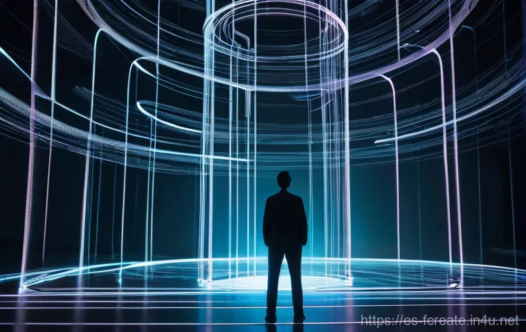 창작의 미래를 대비한 기술 교육 - **Prompt:** A diverse group of four young adults, aged 18-25, engaged in a collaborative discussion ...