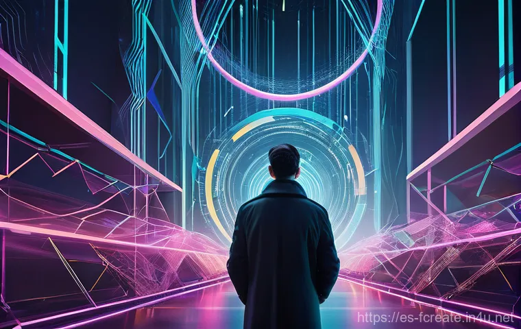 AI 기반 디자인 창작 툴 - **Prompt 1: Human-AI Creative Synthesis**
    "A visionary graphic designer, gender-neutral, in thei...