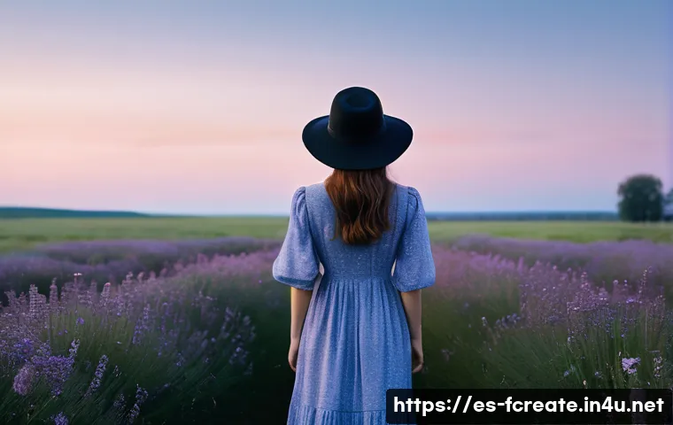 크리에이티브 AI와 감성 창작 - **Prompt:** A serene, wide-angle landscape photograph captured at dusk, evoking a profound sense of ...